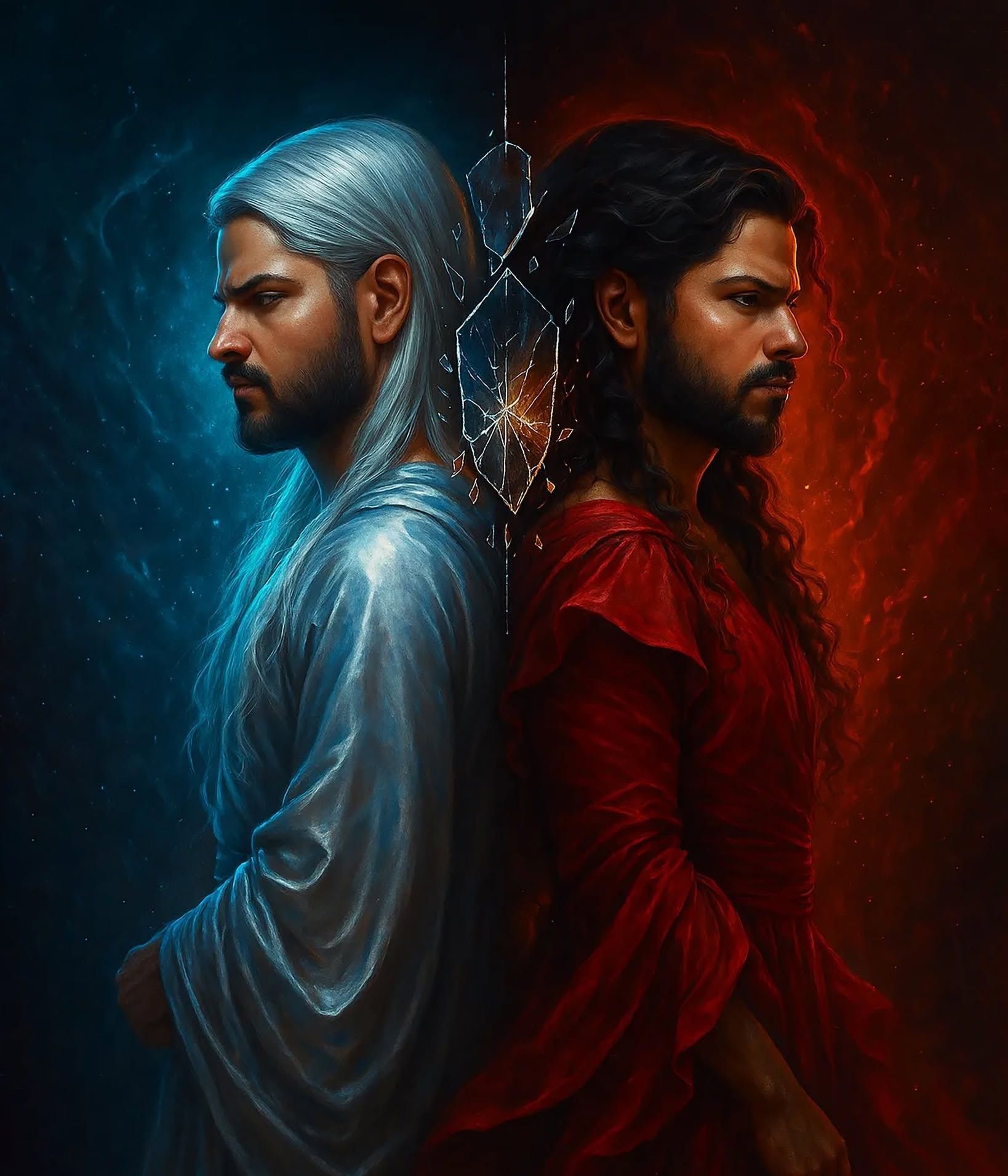 Reflected Duality: Calm and Fire