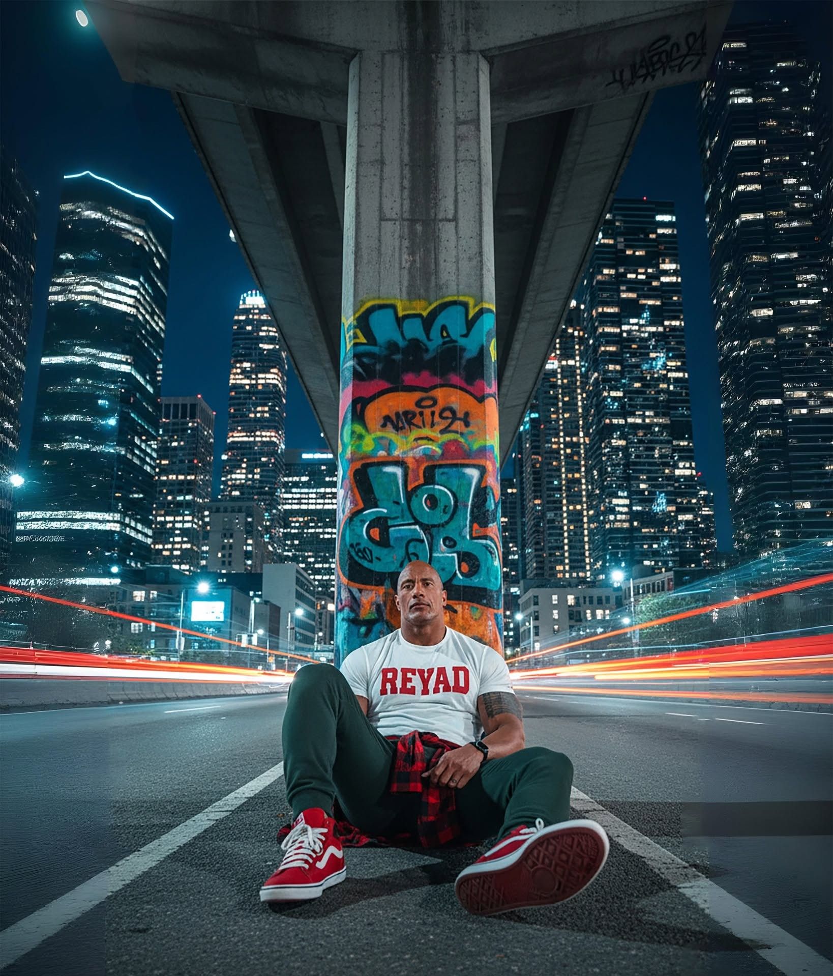 Cinematic Reyad: Urban Graffiti Night