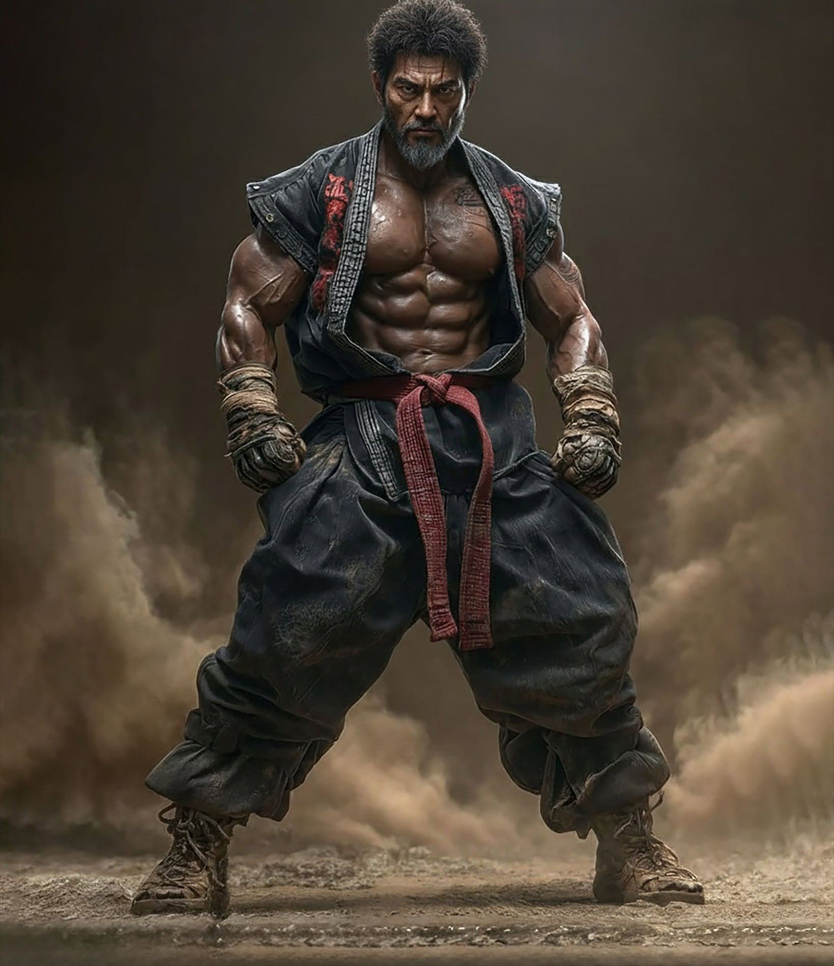 Battle-Hardened Warrior: Epic Cinematic Rage