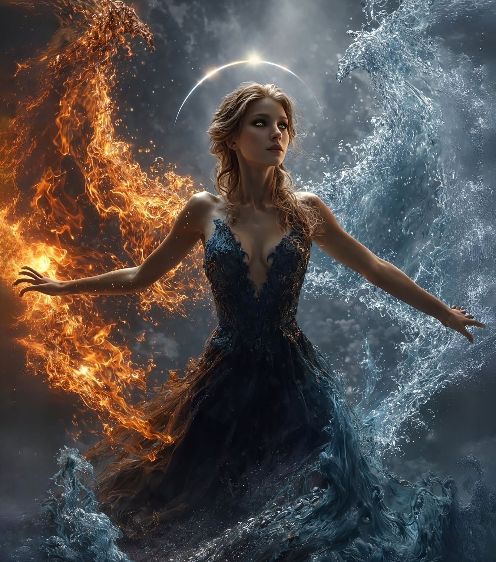 Divine Balance: Elemental Empress