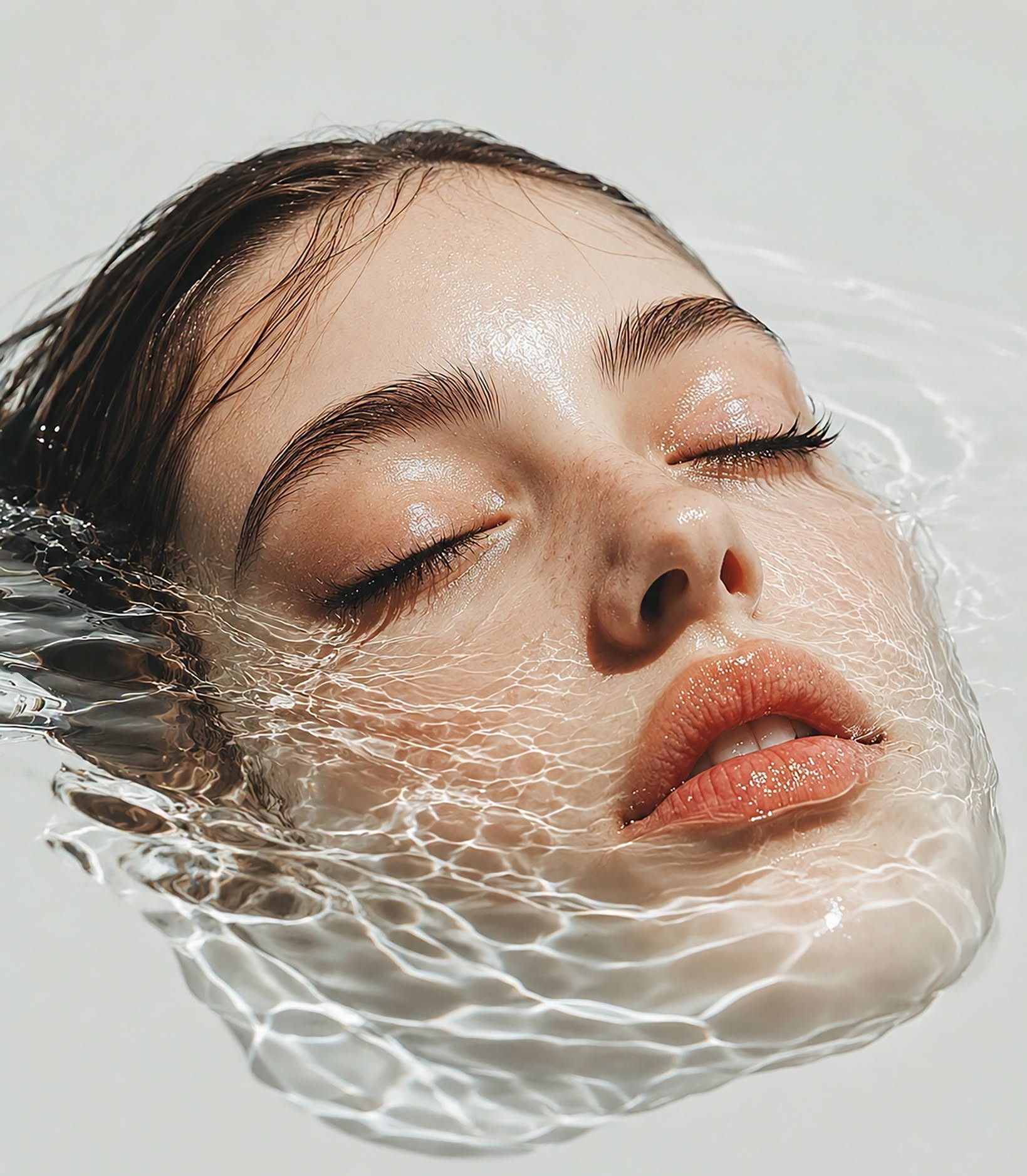 Ethereal Dewy Water Cocoon Portrait