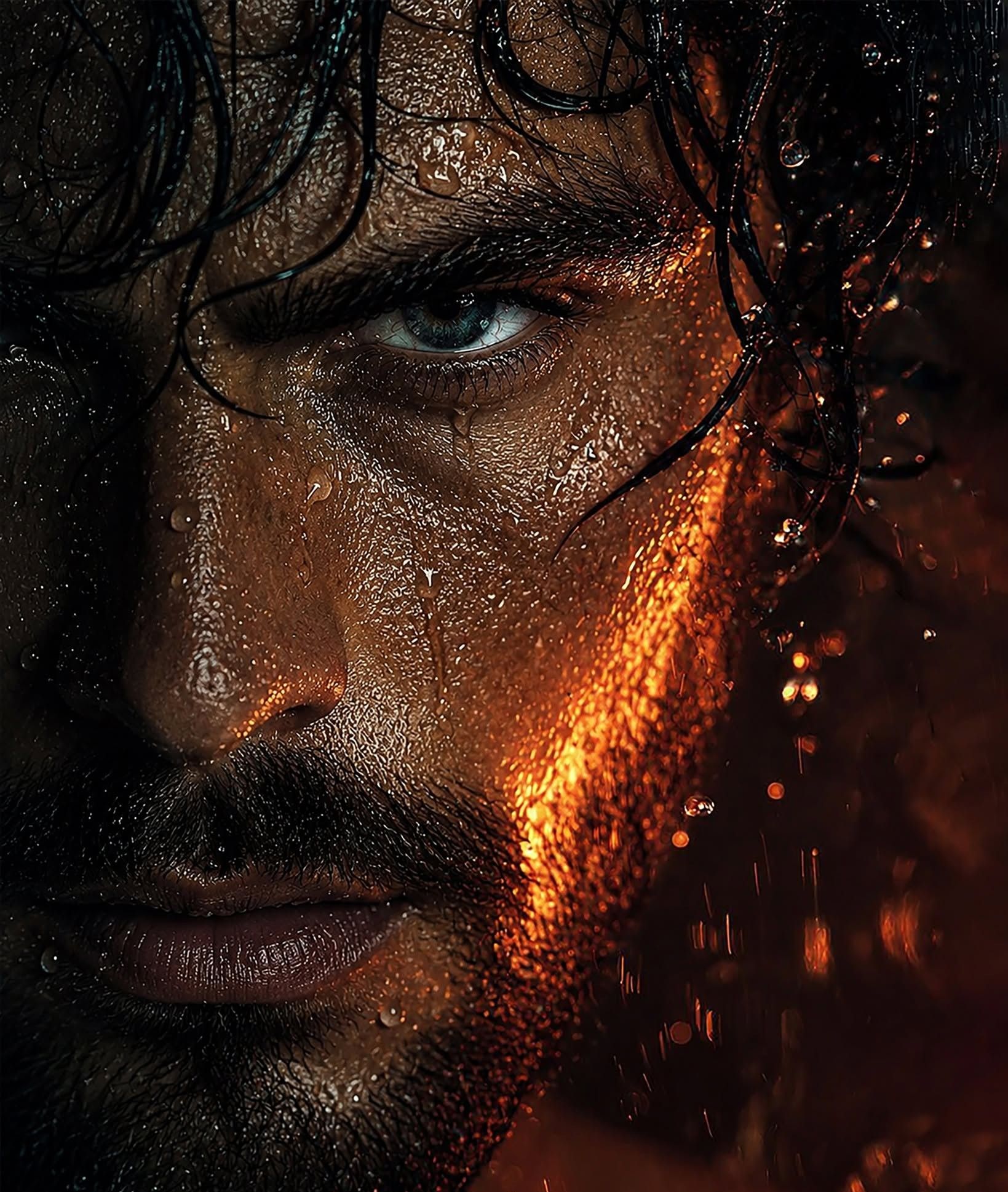 Blazing Rain, Fiery Gaze