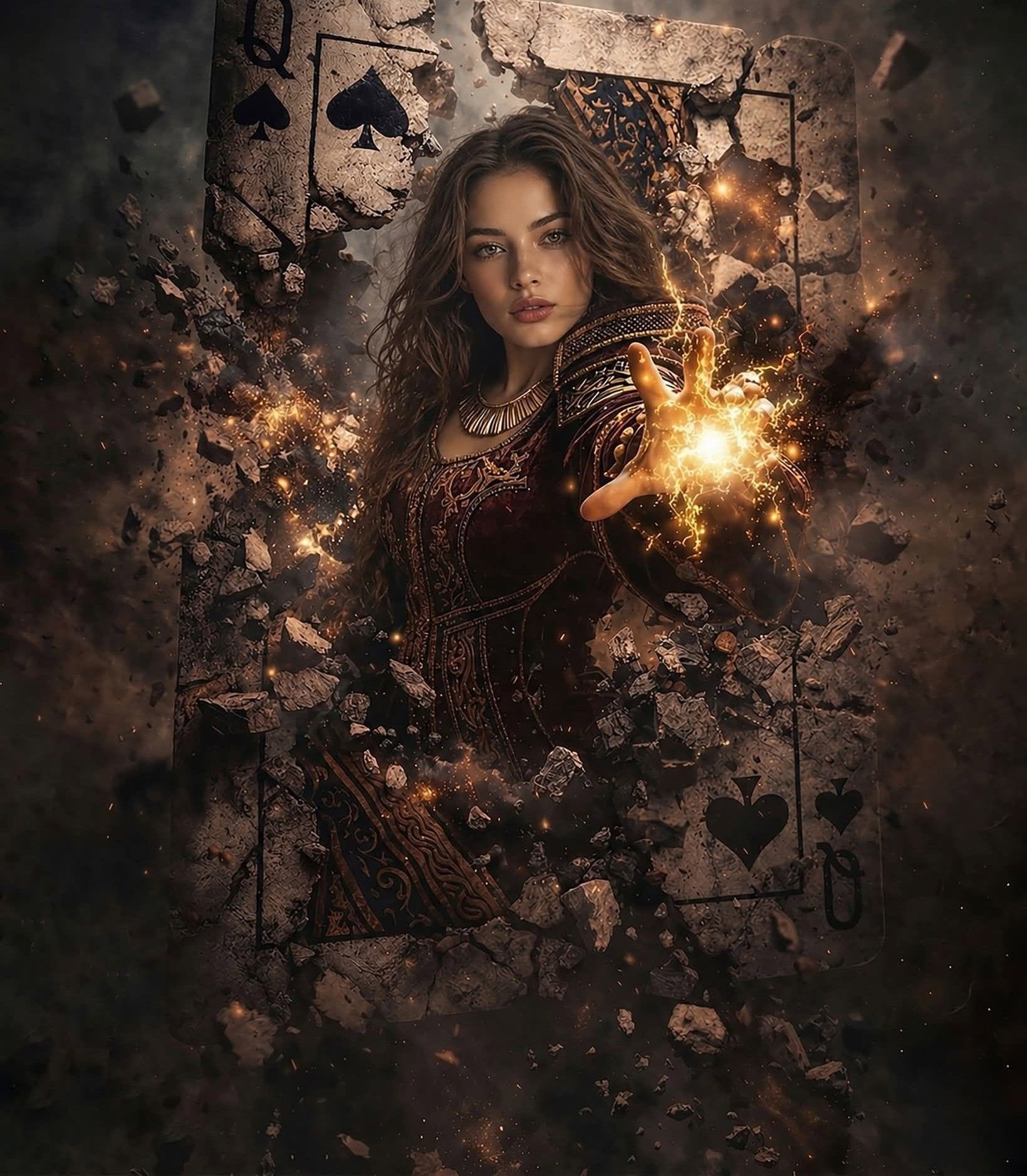 Shattered Queen of Spades Unleashed