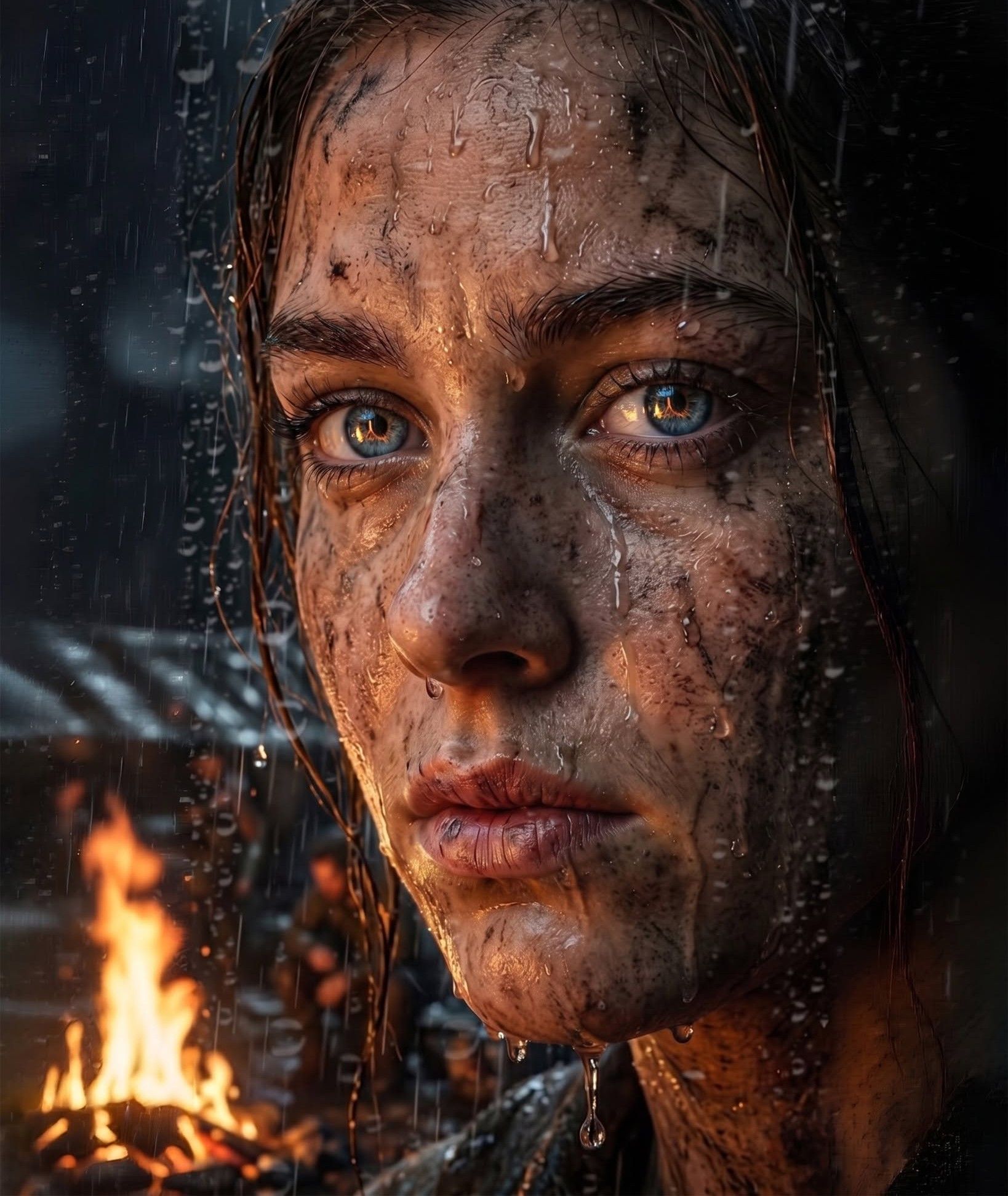 Burning Eyes in Rain: Post-Apocalyptic Cinematic