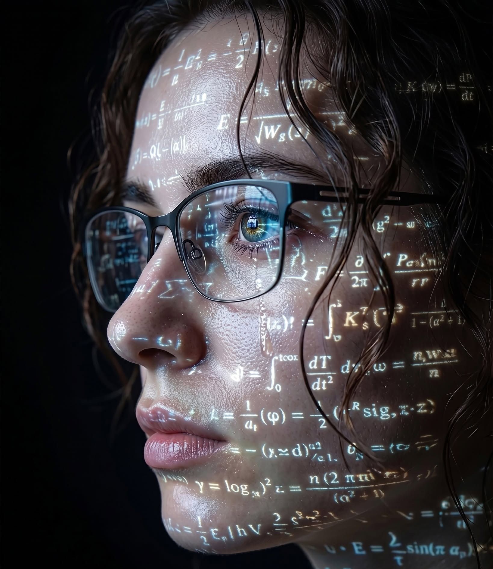 Equations Projected: Futuristic Gaze