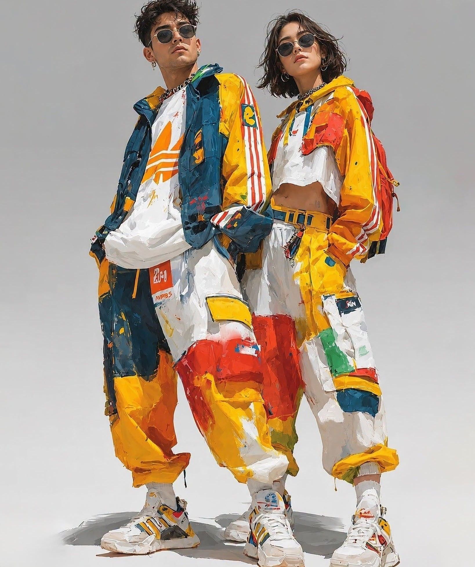High-Fashion Streetwear Editorial Poster