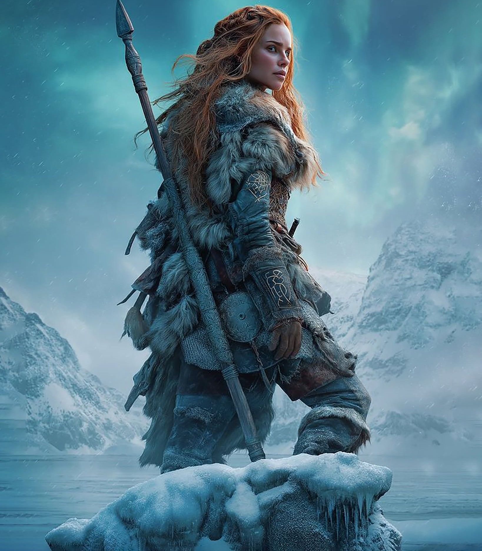 Arctic Warrior Queen: Aurora's Embrace