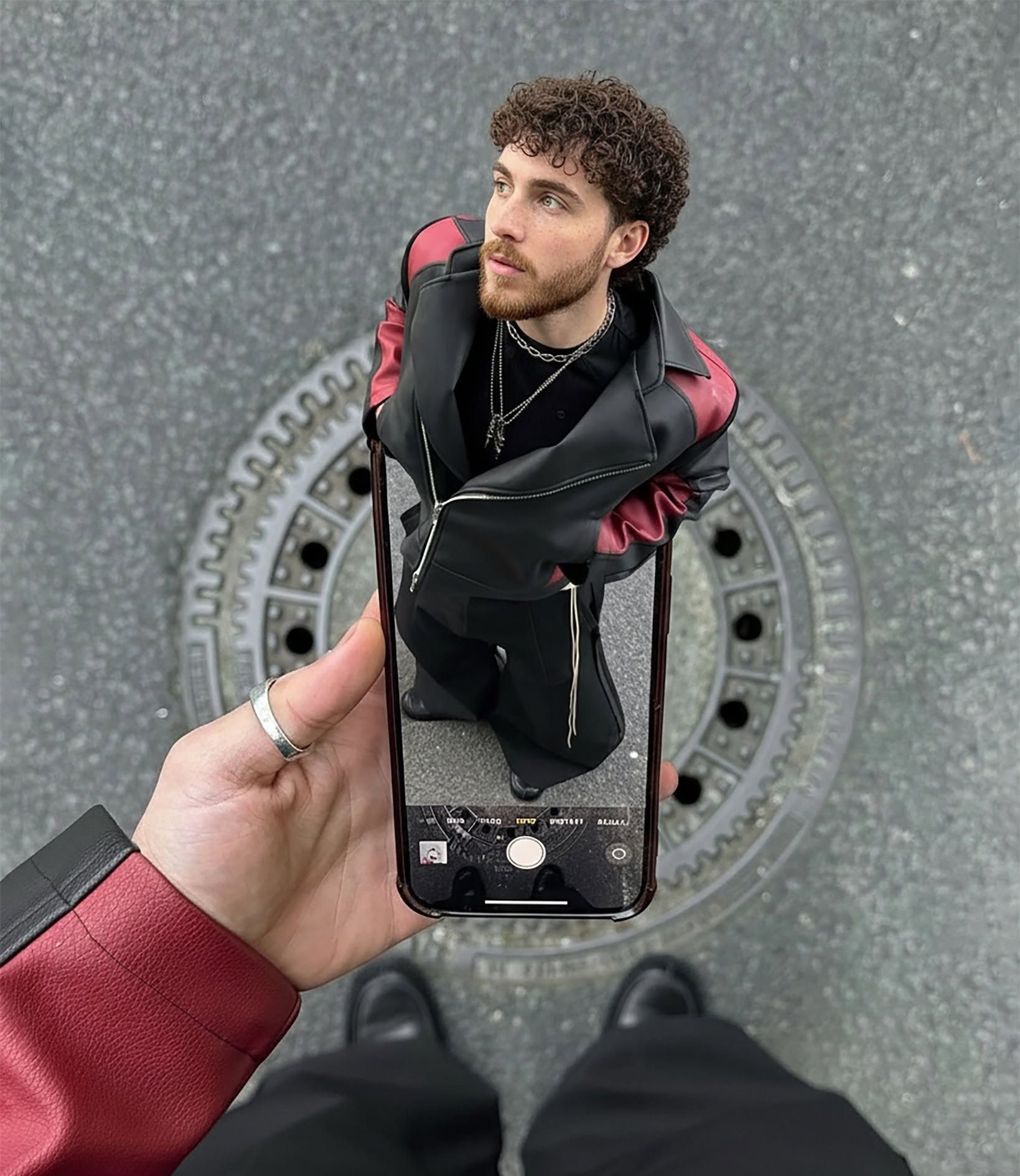 Phone Screen Urban Illusion