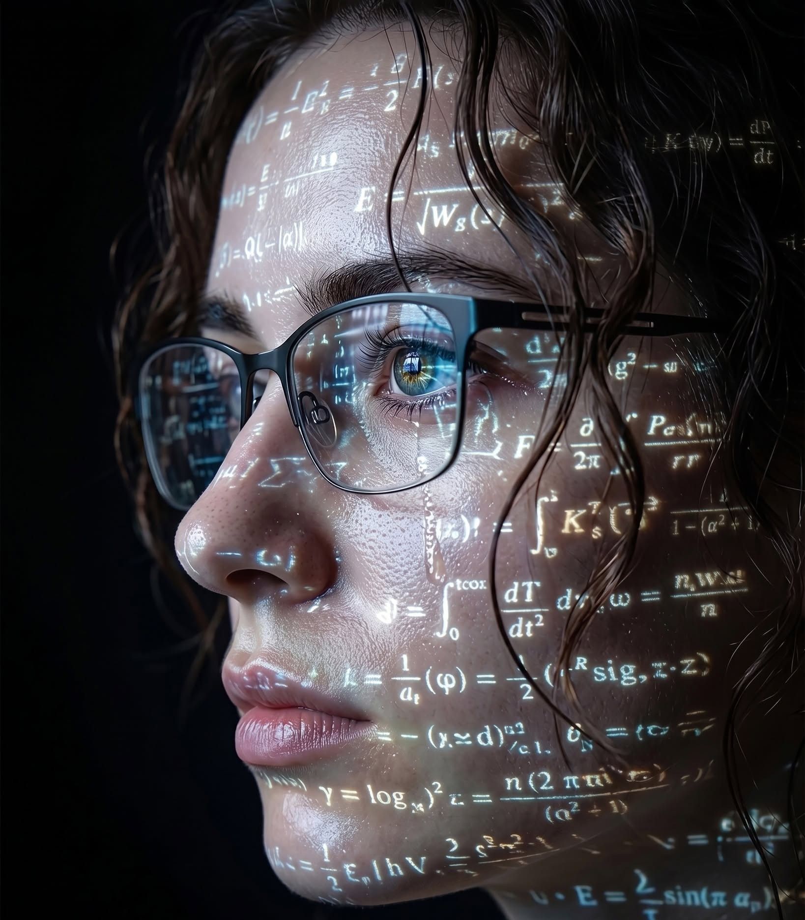 Intellect Projected: Futuristic Woman
