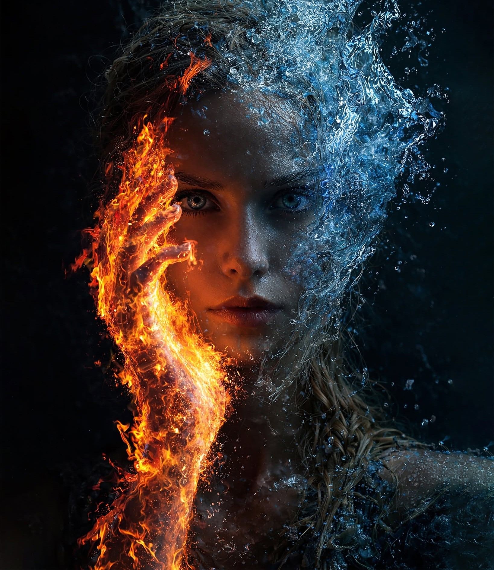 Elemental Duality Portrait