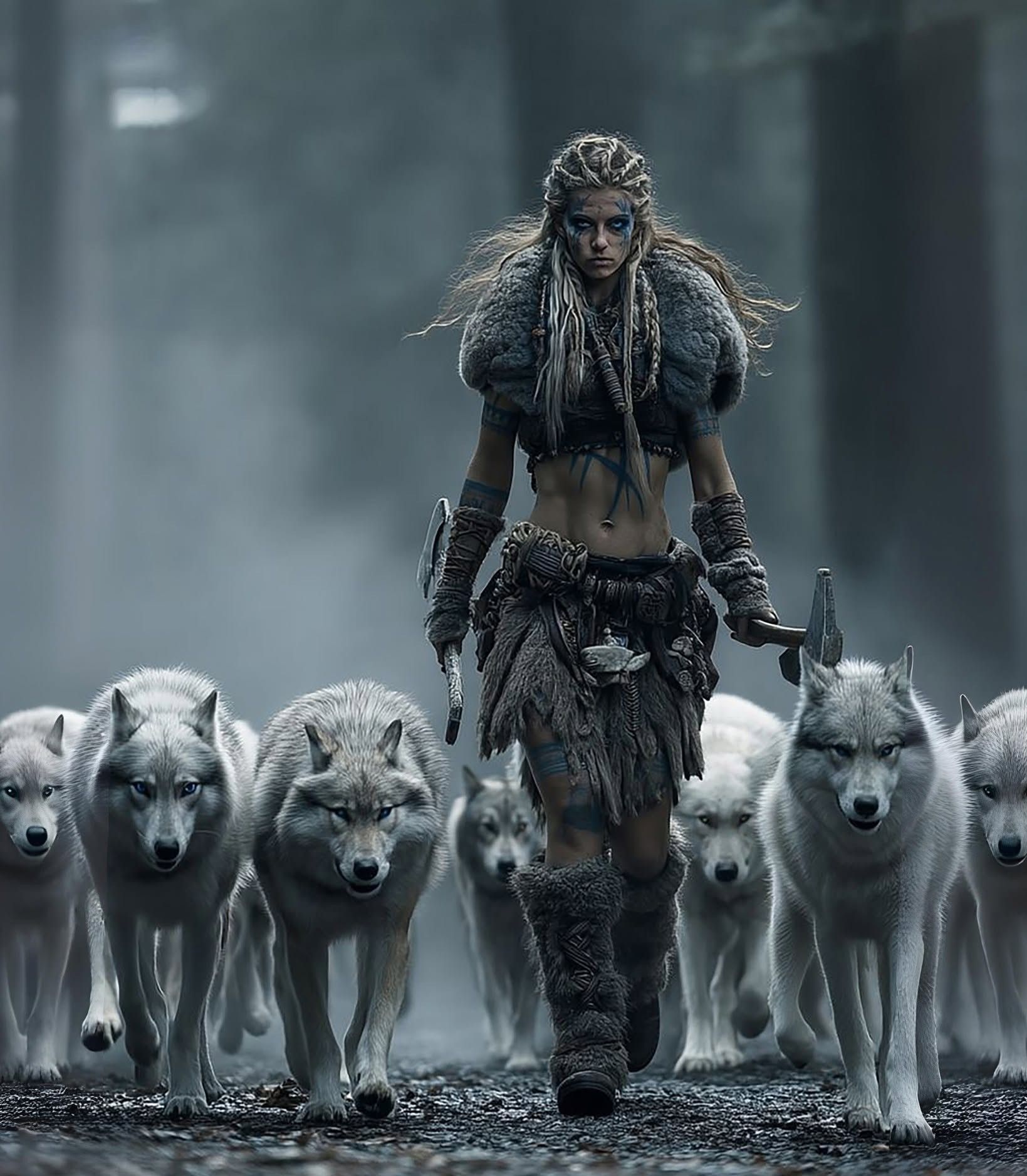 Wolf Queen of the Misty Forest