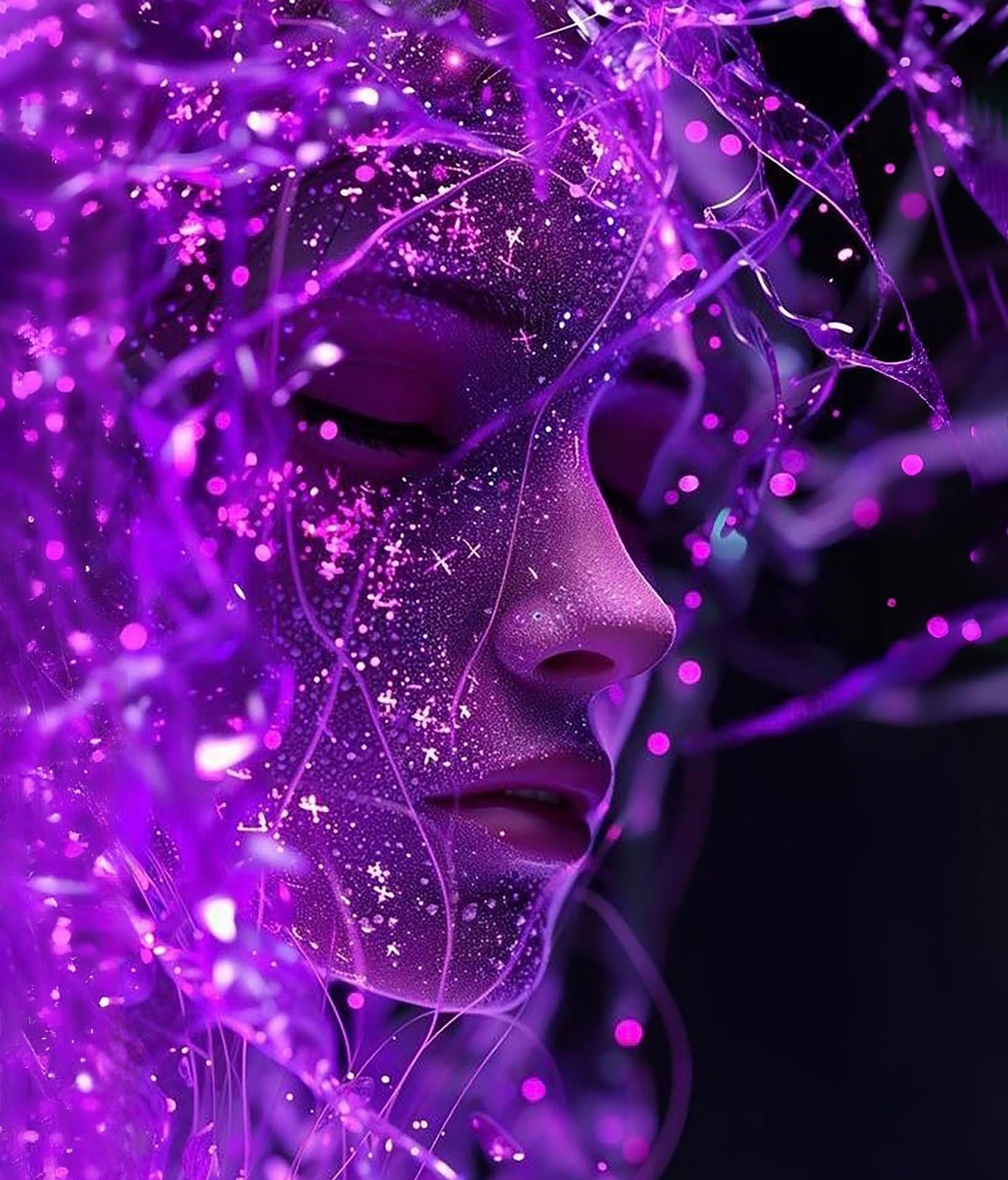 Neon Cosmic Dream Vision